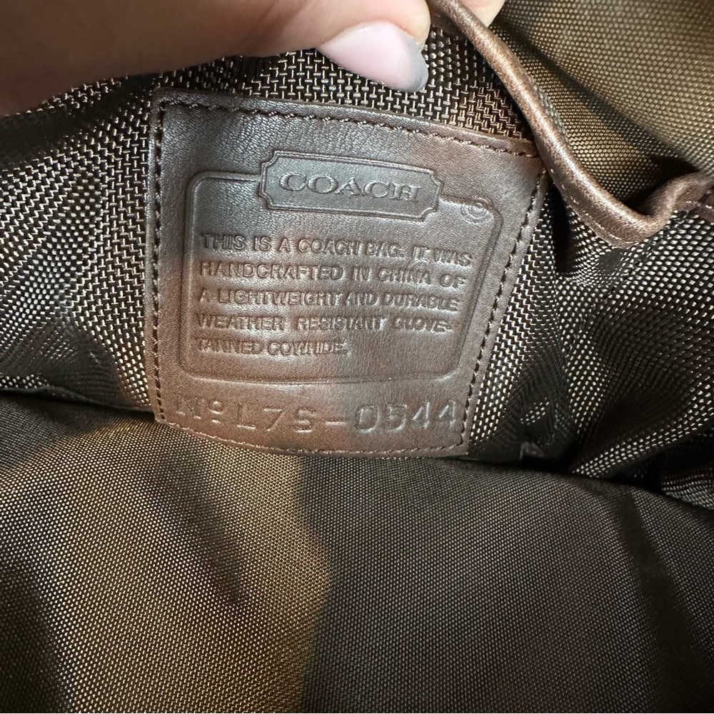 Coach Brown Leather Briefcase - Picture 7 of 16